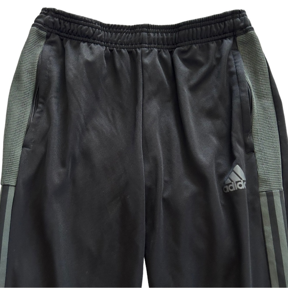adidas Women's Tiro Track Pants, Black/Dark Grey Heather Zip Ankle   Sz‎ M - Picture 5 of 11